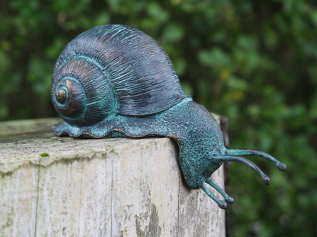 Figurine bronz - Statuie melc, Bronz, 15 x 9 x 20 cm