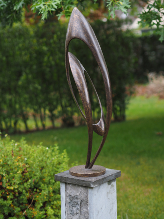 Figurine bronz - Statuie moderna Endless, Bronz, 86 x 23 x 20 cm