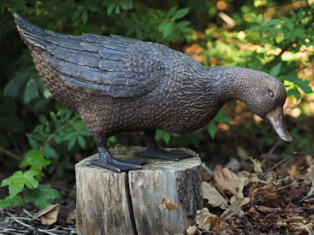 Figurine bronz - Statuie rata care sta in picioare, Bronz, 30 x 22 x 57 cm