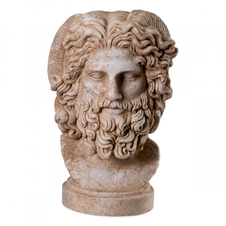 Statuie Zeus marmura aspect antic, Dims: W. 26 | D. 20 | H. 40  (CM) [2]