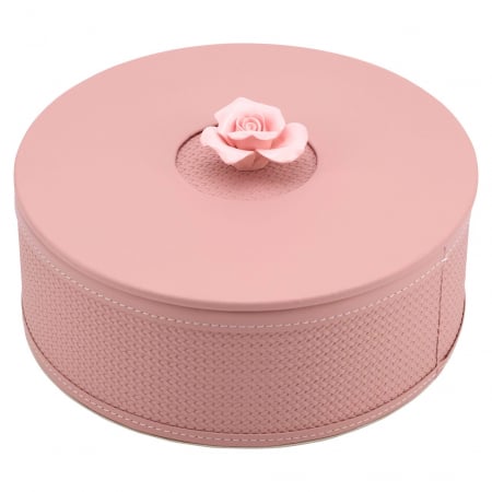 SALE % - Cutie de depozitare Mary mare (Roz)