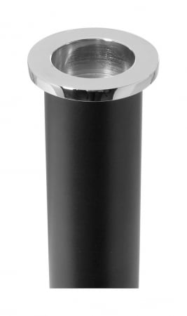 STRATO, Suport lumânare, vopsit cu pulbere neagră, nichel, h. 11,7 cm [4]