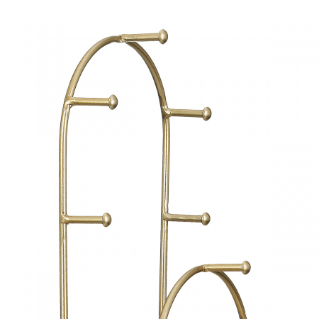 Suport de bijuterii, Modern, Metal, auriu, PU 3, L. 13 cm, L. 13 cm, H. 30,5 cm [3]