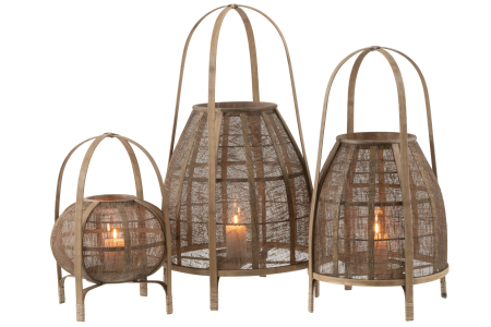 Suport de lumânare, HOOD BAMBOO, L [4]