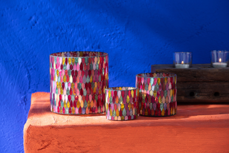 SALE % - Suport de lumânare, MOSAIC DROP, M