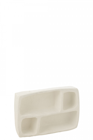Suport de perete, Flint, Paper Mache, Alb, S, L 45| W 30| H 10 cm [1]