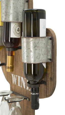 Suport de perete pentru sticle de vin CACTUS, 40X9.5X58 cm, Mauro Ferretti [5]
