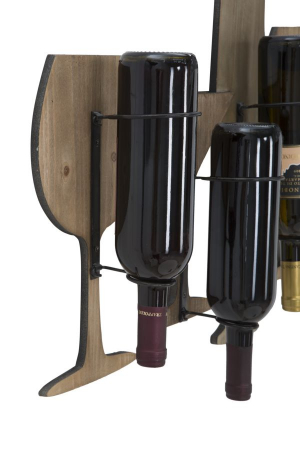 Suport de perete pentru sticle de vin GLASS, 71X12.5X41.5 cm, Mauro Ferretti [7]