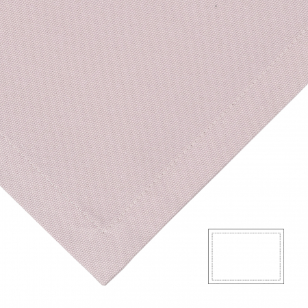SALE % - Suport farfurii Bente, Bumbac/Panza, Roz, 40x29 cm