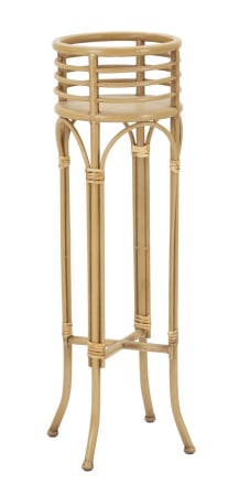 SALE % - Suport ghiveci PANAMA STAND, Maro, Fier/Plastic, 76x30x30 cm