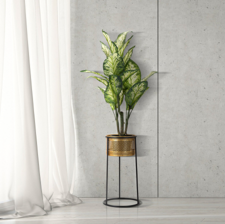 Ghivece si suporturi de flori pentru exterior - Suport flori SIMPLY CM Ø 25X50, Mauro Ferretti