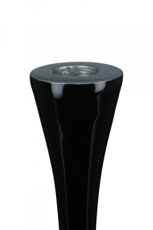 Suport lumanare , Aluminiu, Negru, 25.5 cm [1]