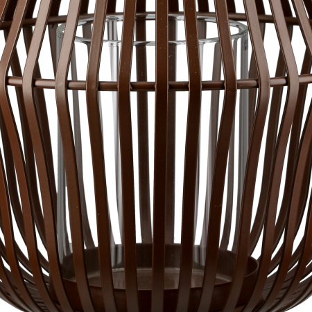 Suport lumanare, Bologna, Metal, maro închis, PU 4, H. 21,5 cm, D. 19,5 cm [2]