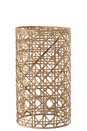 Suporturi lumanari - Suport lumanare Candice, Sticla, Natural, 14.5x14.5x25 cm