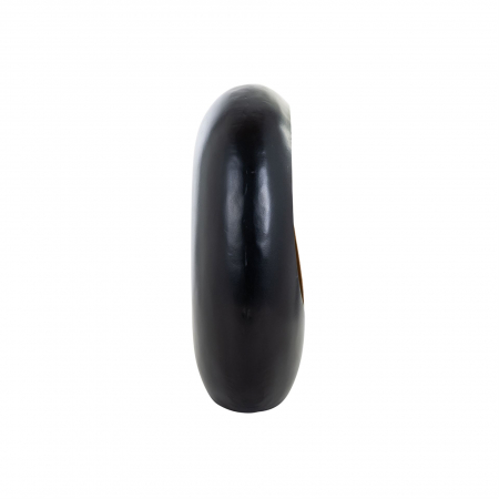 Suport lumanare Civan, Fier, Negru/Auriu, 29x21x10 cm [5]