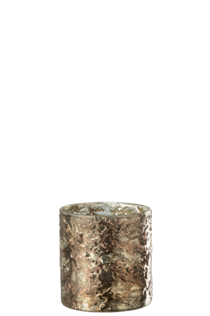 SALE % - Suport lumânare, Cupru oxidat S
