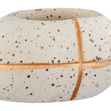 Suport lumanare, Drapeau, Ceramica, crem, PU 6, L. 7,5 cm, L. 10 cm, H. 7 cm [3]