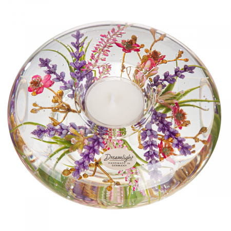 Suport lumânare Dreamlight, tip tealight, Ufo Classic, sticlă, violet, PU 4, H 5 cm, D 14 cm [2]