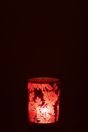 Suport lumânare, Flower, Roșu L [2]