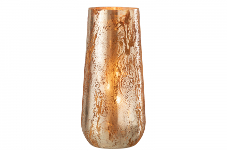 Suport lumanare Glass, Sticla, Multicolor, 12.5x12.5x27 cm [1]