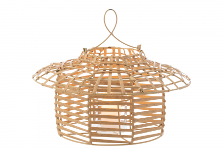 Suport lumanare Hanging, Plastic/Fibre sintetice, Natural, 40x40x30 cm [1]