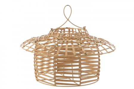 SALE % - Suport lumanare Hanging, Plastic/Fibre sintetice, Natural, 40x40x30 cm