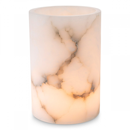 DECORATIUNI - Suport lumanare Hurricane, Mercer L alabastru, Dims: Ø 20 | H. 29.5  (CM)