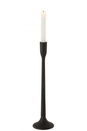 Suport lumanare Matte, Metal/Fier, Negru, 10.5x10.5x41 cm [1]