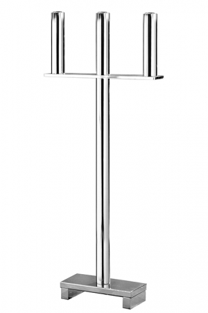 Suport lumanare MEMPHIS, metal placat cu nichel, 33.5 x 77.5 cm [1]