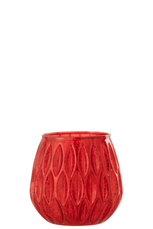 DECORATIUNI - Suport lumânare, Motives, Rosu L