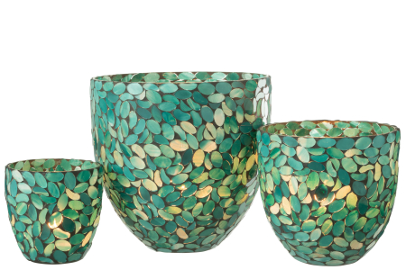 Suport lumânare, Mozaic Azure L [5]