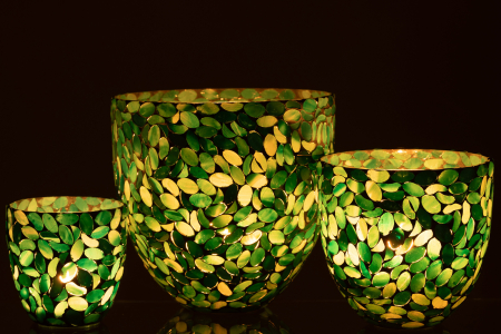 Suport lumânare, Mozaic Azure L [6]