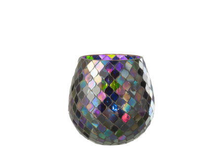 Suport lumânare, Mozaic Violet L [1]