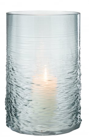 Suport lumanare Sea, Sticla, Transparent, 20.5x20.5x30 cm [1]