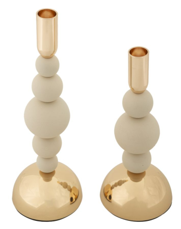 Suport lumanare, Set de 2 buc. Bolly 2 buc cm ø 10x24-10x29.5 [1]