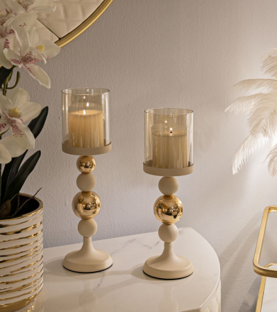 Suport lumanare, Set de 2 buc. cm ø 10x32-10x36 [4]