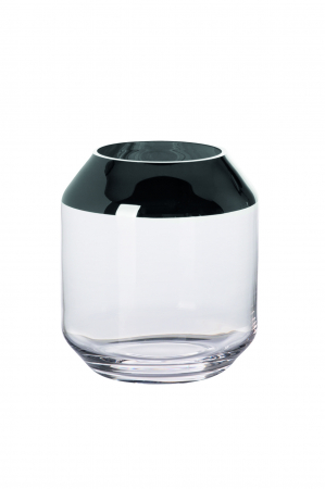 Suport lumanare SMILLA, Sticla, Transparent, 14x12 cm [1]