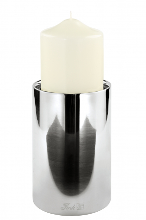 Suport lumanare Sobrio, Otel inoxidabil, Argintiu, 15x10 cm [1]