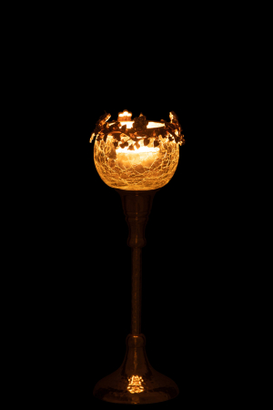 Suport lumânare, Viane Metal/Sticla M [2]