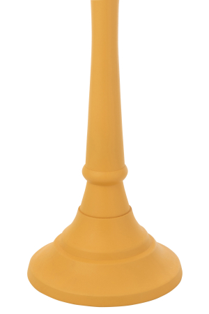 Suport lumanari, Aluminiu, Ocru, 24x24x84 [1]