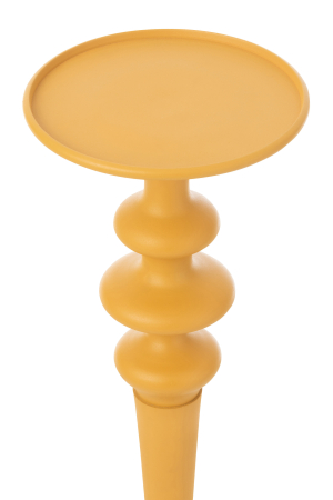 Suport lumanari, Aluminiu, Ocru, 24x24x84 [2]