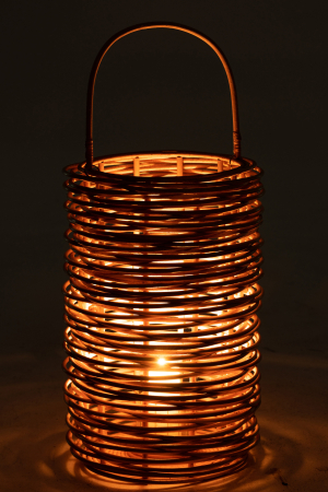 Suport lumanari, Fibre naturale, , 37x37x86 [2]