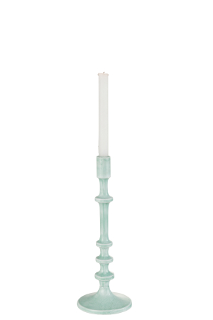 Suport lumanari, Metal , Albastru, 13x13x36 [1]