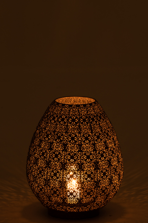 Suport lumanari, Metal, Gri, 36.5x37x43 cm [2]