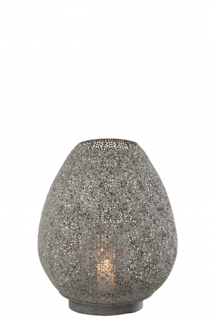 Suport lumanari, Metal, Gri, 36.5x37x43 cm [1]