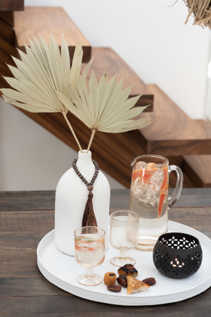 SALE % - Suport lumanari, Metal , Negru, 12.5x12.5x10