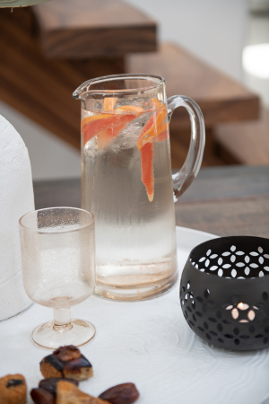 Suport lumanari, Metal , Negru, 12.5x12.5x10 [4]