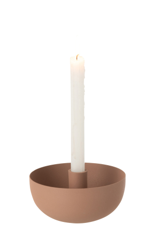 Suport lumanari, Metal , Roz, 15.5x15.5x7.5 [2]