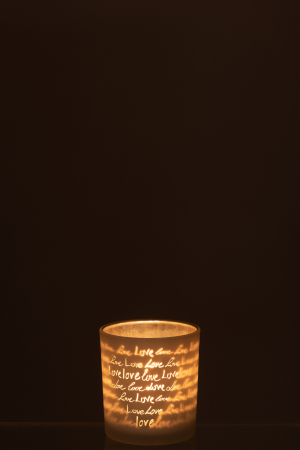 Suport lumanari, Sticla, Alb, 1.5x7.5x8 [2]