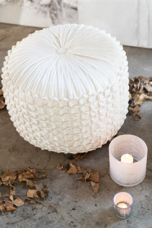 SALE % - Suport lumanari, Sticla, Alb, 12x12x12